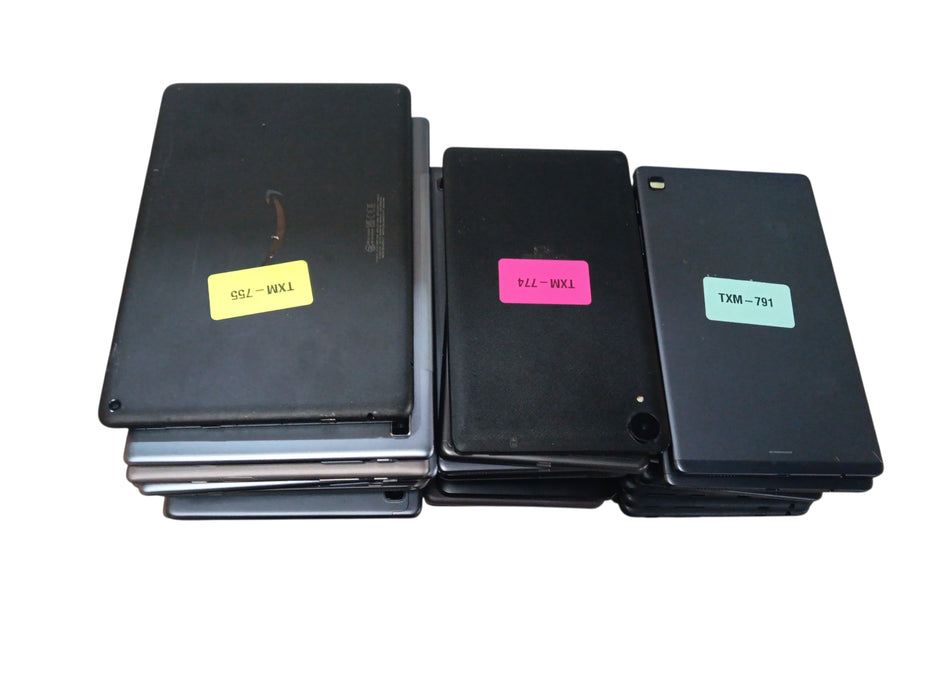 Lot of 45x Android Tablets [Samsung/Amazon | USB-C | B Condition][TXM-22]