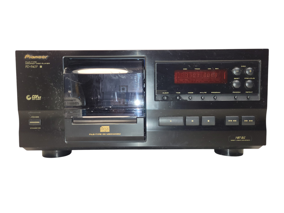 Pioneer PD-F407 1 BIT DLC File Type Mega 25 Disc CD Mech Player Changer