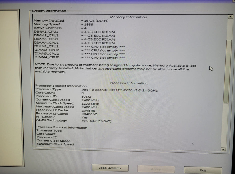 Dell Precision Tower 7810 | Xeon E5-2630 v3 @2.40GHz 16GB DDR4 | NO HDD