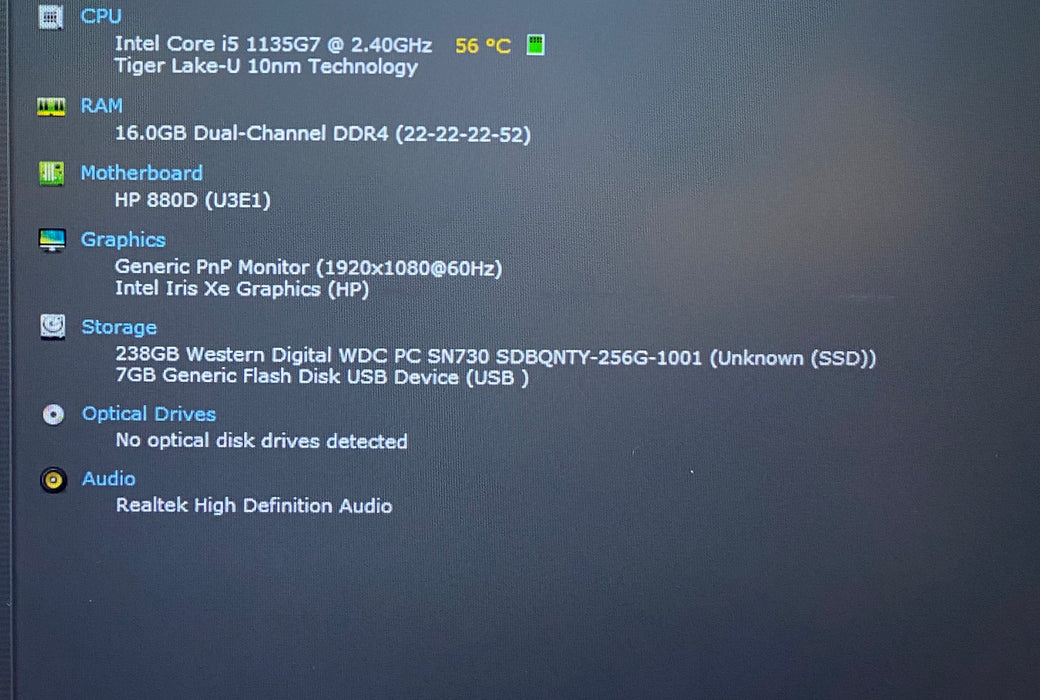 HP ZBook Firefly 14" G8 Intel Core i5-1135G7 2.40GHz 16GB RAM 256GB SSD READ!