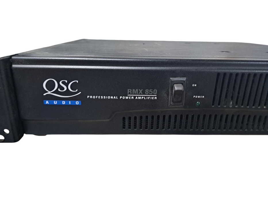 QSC RMX850 Rack Mount Professional 2-Channel Power Amplifier READ