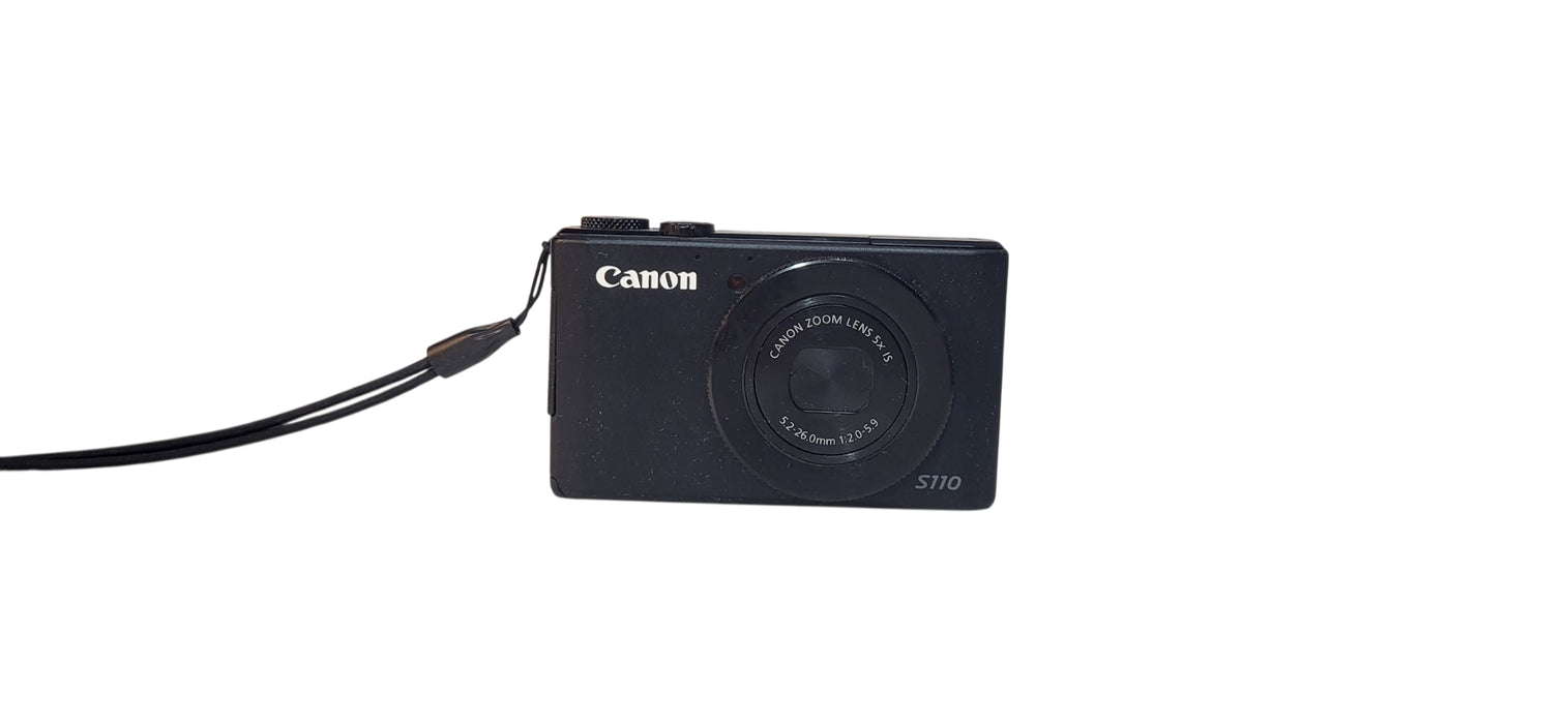 Canon Powershot S110 Digital Camera 12.1MP Black Compact Camera