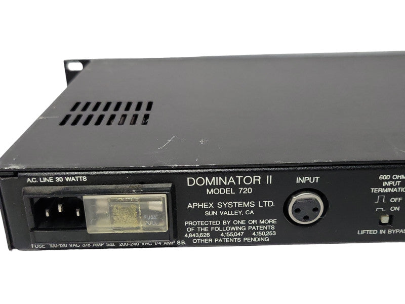 Aphex 720 DOMINATOR II Precision Multiband Peak Limiter, READ _