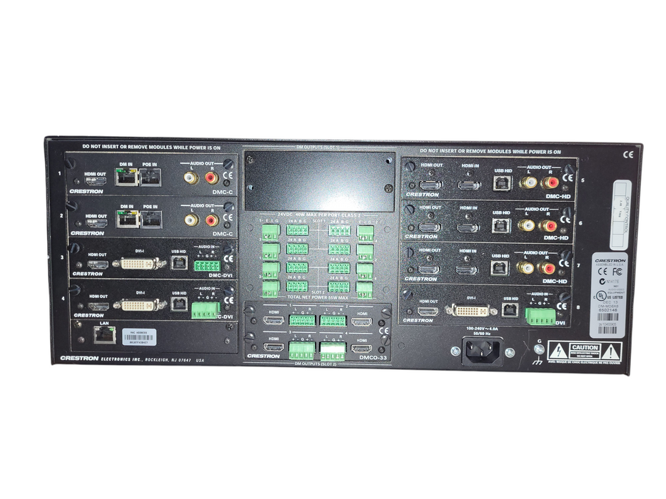 Crestron DM-MD8X8 8x8 Digital Media Switcher