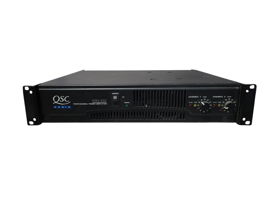 QSC RMX850 Rack Mount Professional 2-Channel Power Amplifier