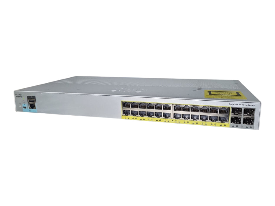 Cisco WS-C2960L-24PS-LL V01 | 24-Port Gigabit PoE+ Silent Managed Switch