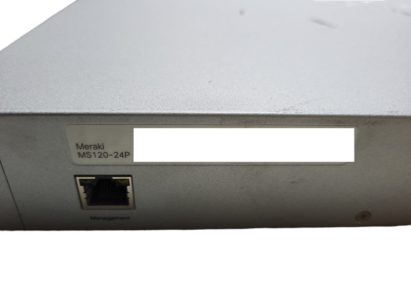 Cisco Meraki MS120-24P-HW MS120-24P 24x GbE PoE+ Switch, Unclaimed $