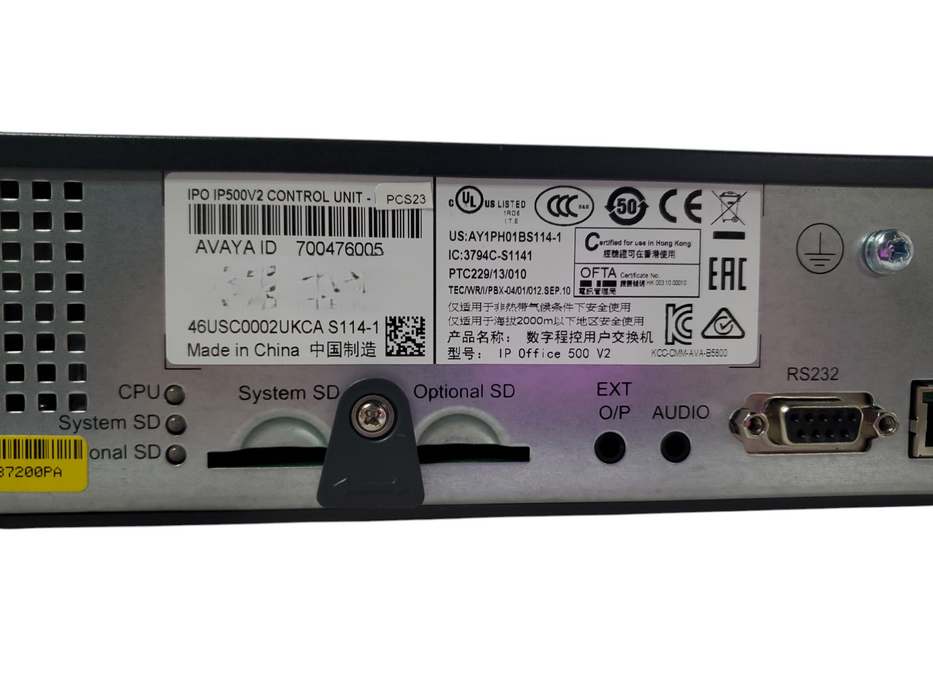 Avaya IP500 V2 Control Unit w/ UC Module 700501442, 3x ATM4V2 Modules *READ*