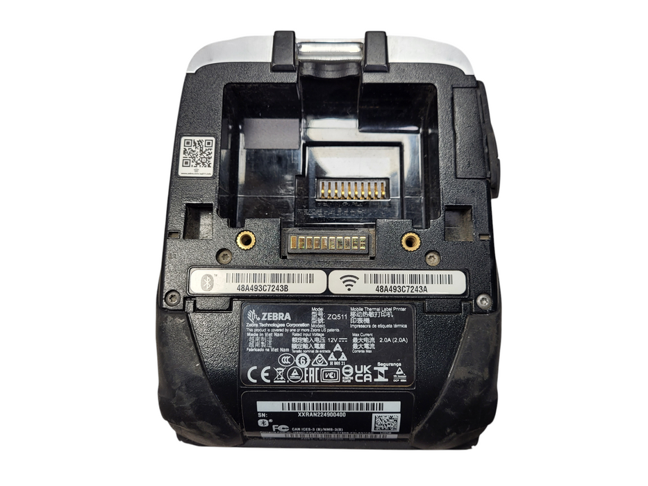 Zebra ZQ51-BUW0000-00 Direct Thermal Printer, ZQ511, Bluetooth, No AC/Battery