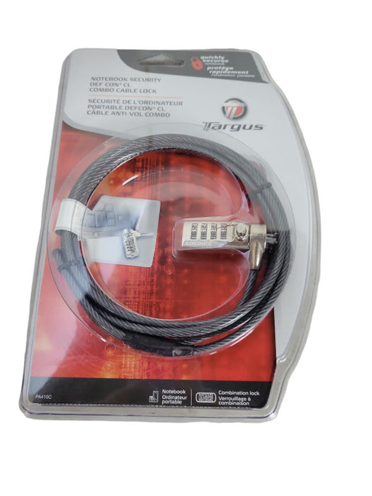 Targus Notebook Security Defcon CL Combo Cable Lock Q!