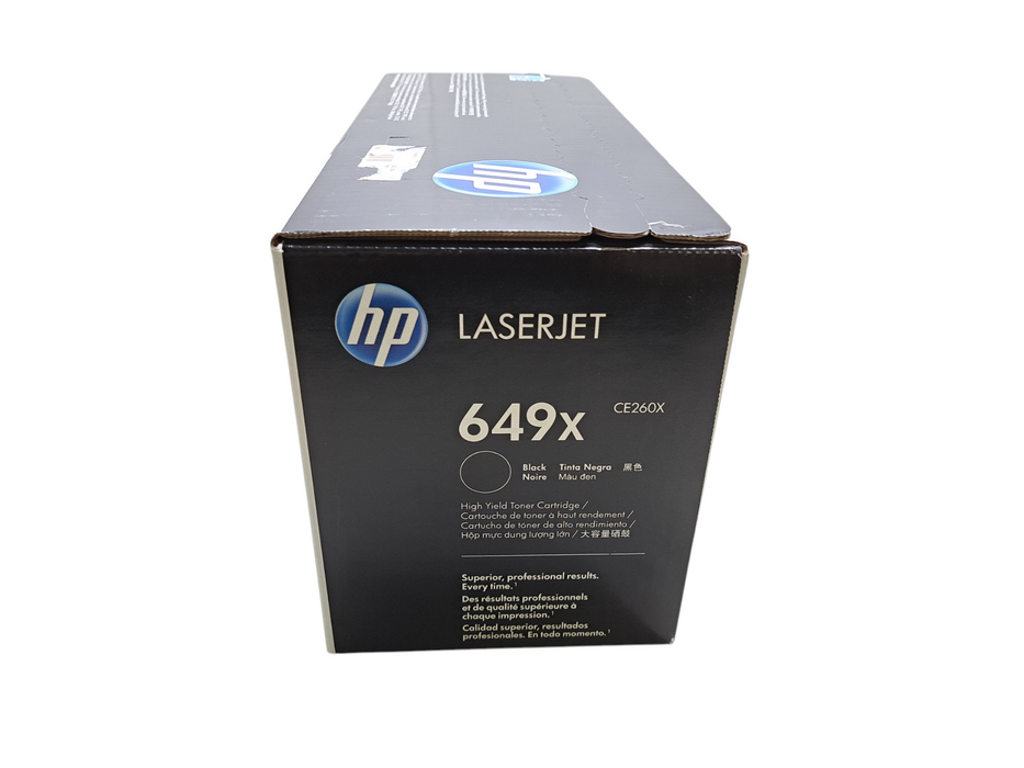 HP LaserJet 649X Black Toner Cartridge CE260X OEM (Sealed)