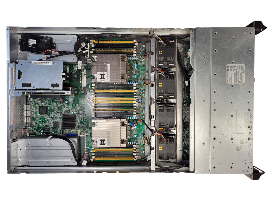 Quanta D51B-2U 2.5" 2x E5-2650 v3 2.60GHz 16GB DDR4 12GBS SAS RAID 2x 1200W