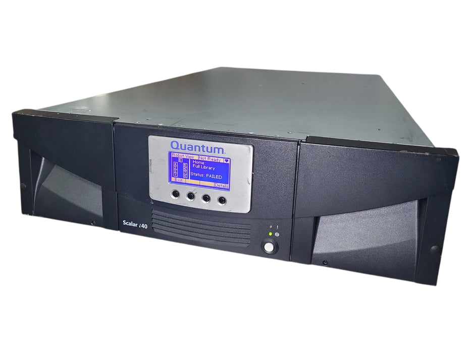Quantum Scalar i40 Tape Library w/ 2x LTO4 Drive, READ