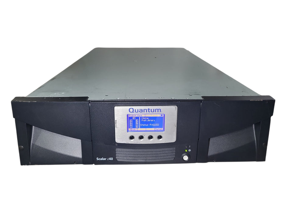Quantum Scalar i40 Tape Library w/ 2x LTO4 Drive, READ