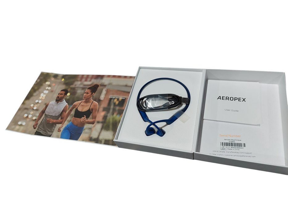 Aftershoks Aeropex Blue Eclipse AS800 Bone Conduction Ear Headphones