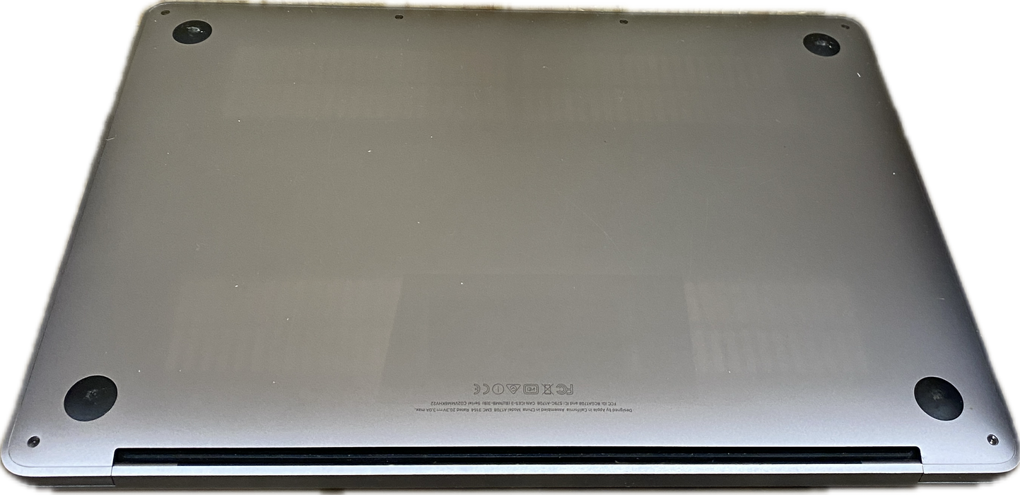 Apple MacBook Pro 13" 2017 i7-7360U 8GB RAM 128GB SSD No Power Adapter
