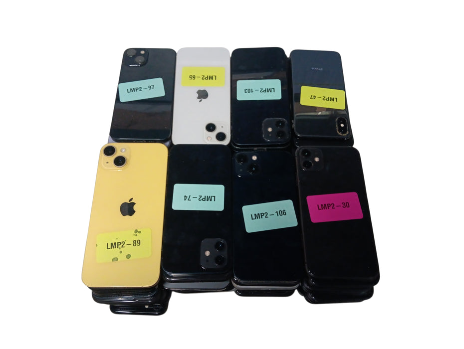 Lot of 80x Apple Phones [X & Up | B Condition][LMP2-2]