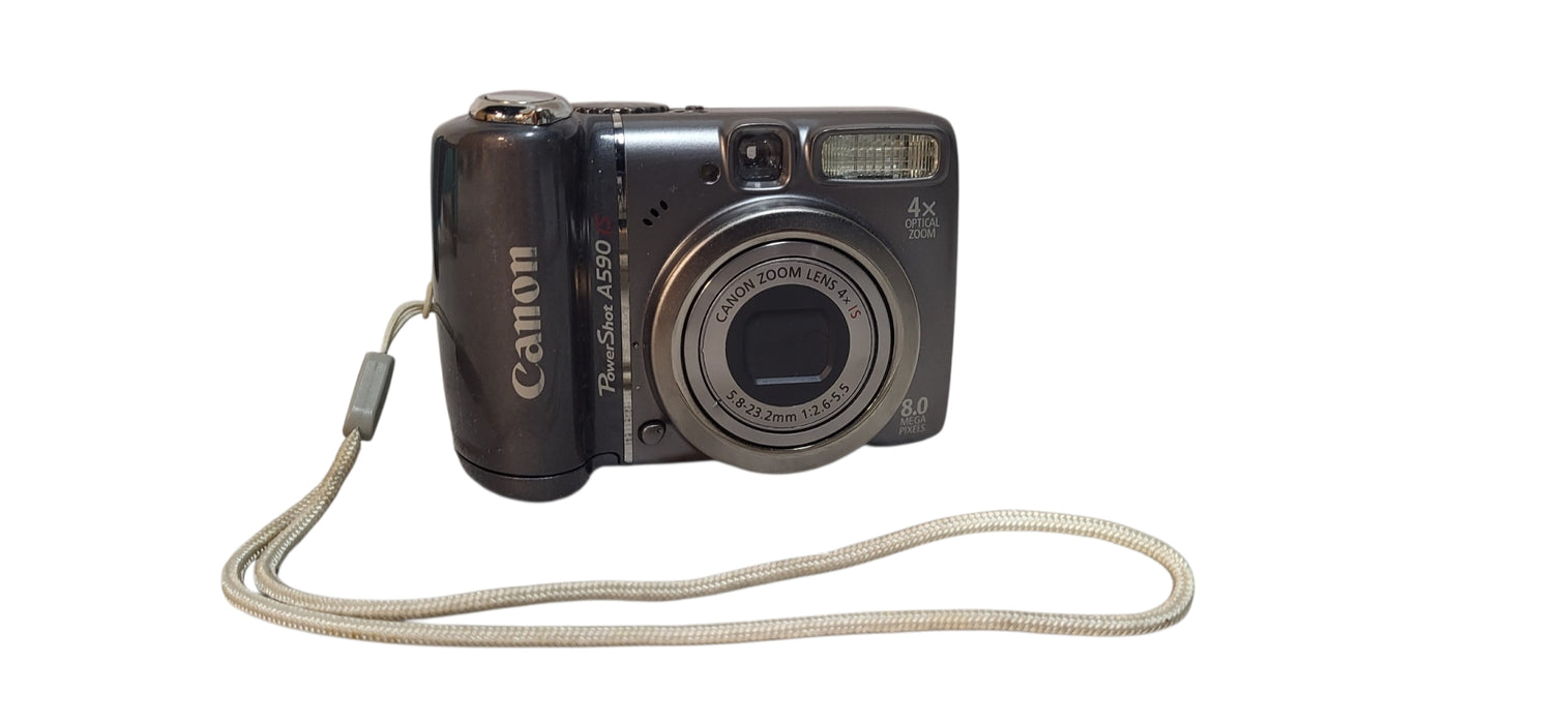 Canon PowerShot A590 IS 8.0MP 4X Zoom Compact Digital Camera