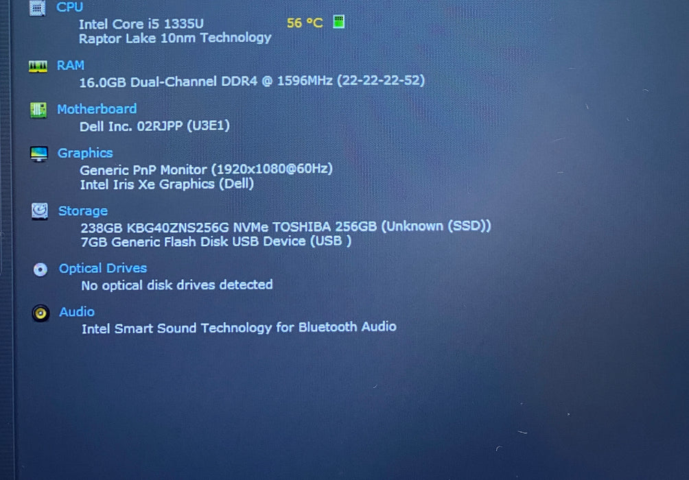 Dell Latitude 5440 i5-1335U 16GB RAM 256GB SSD No Power Adapter READ!