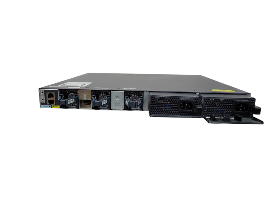 Cisco WS-C3650-48FS-S 48-Port Gigabit Ethernet SFP PoE+ Network Switch