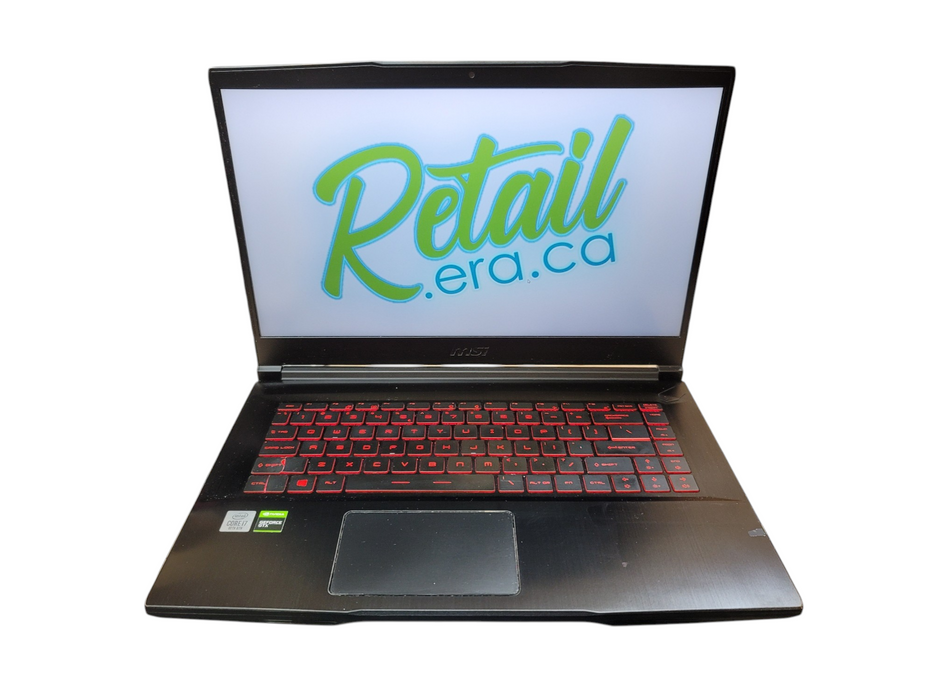 MSI GF63 Thin i7-10750H 16GB DDR4 GTX 1650 256GB NVMe READ