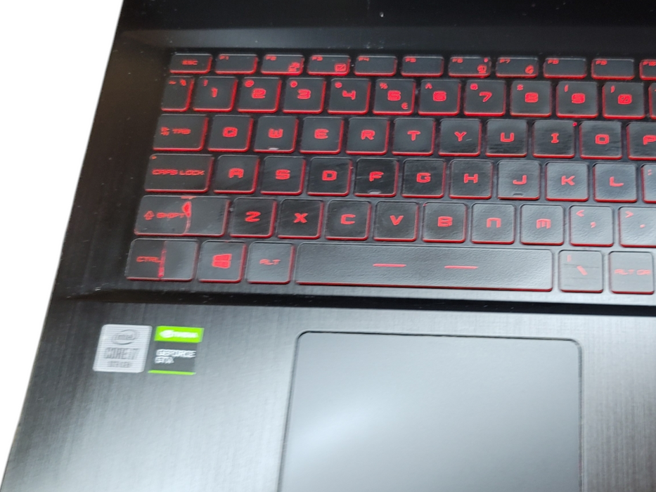 MSI GF63 Thin i7-10750H 16GB DDR4 GTX 1650 256GB NVMe READ
