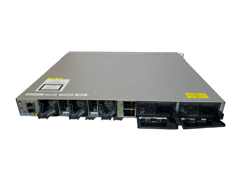 Cisco WS-C3850-24T-E 24-Port Gigabit Switch, 2x PSU, C3850-NM-2-10G