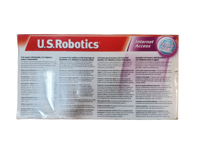 U.S. Robotics 56K USB Faxmodem V.92 @