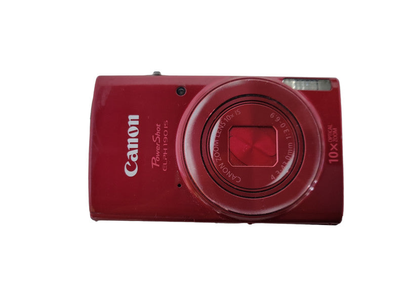 Canon PowerShot ELPH 190 IS / IXUS 180 20.0 MP Digital Camera -Red No Battery !