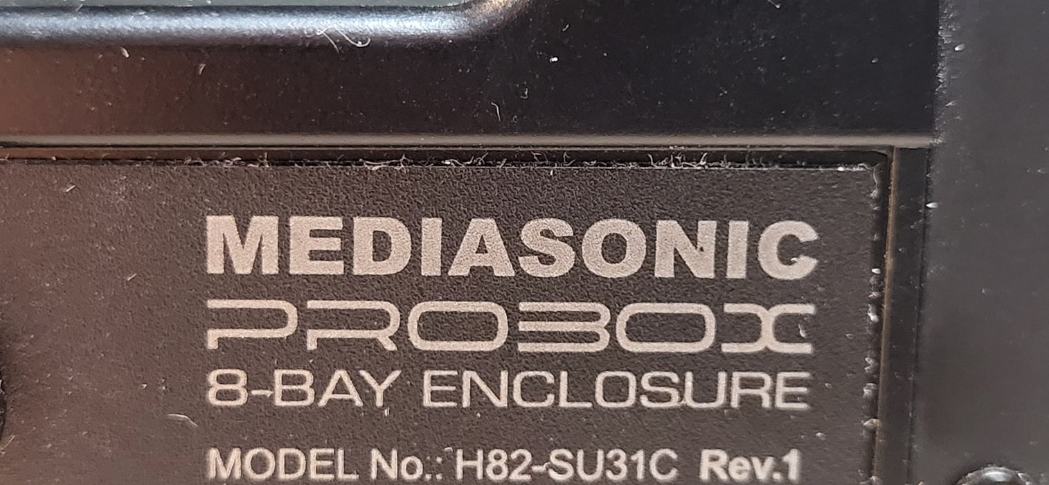 Mediasonic USB 3.2 Gen 2 Type C 8 Bay 3.5" Hard Drive Enclosure (H82-SU31C)