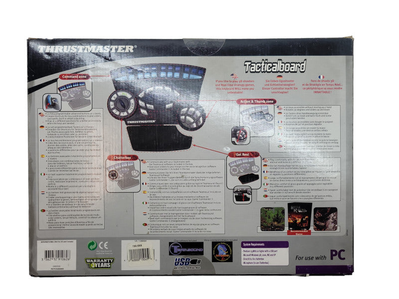 Vintage THRUSTMASTER TacticalBoard for pc %