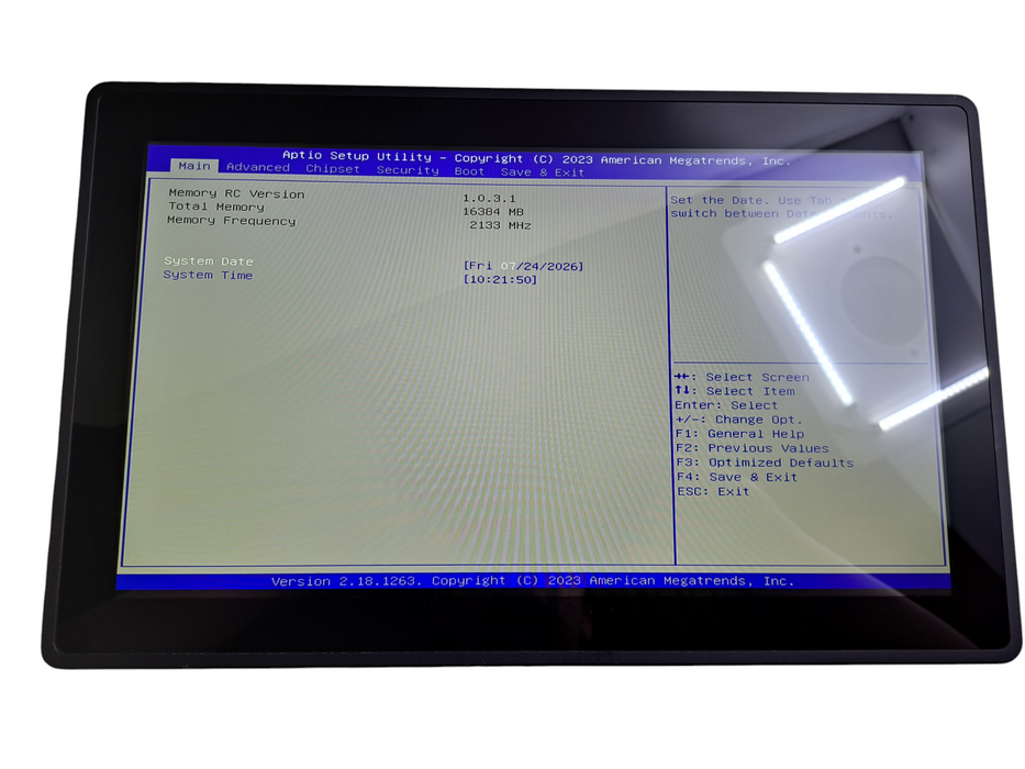 Maple Systems PC1316BP Heavy Industrial Touch Panel PC | i5-7300U, 16GB, 1TB HDD