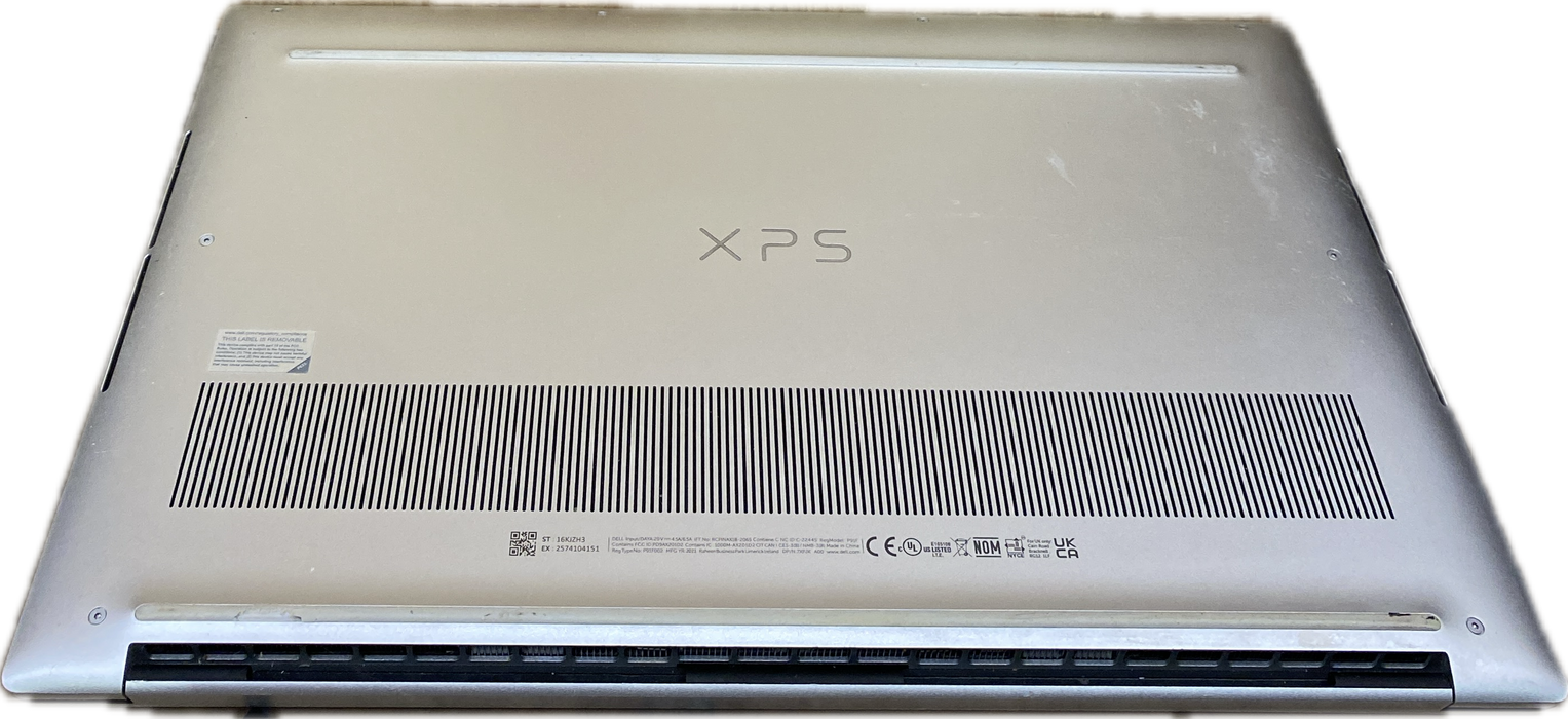Dell XPS 15 9510 i7-11800H RTX 3050 4GB GPU 16GB RAM 256SSD No Power Adapter