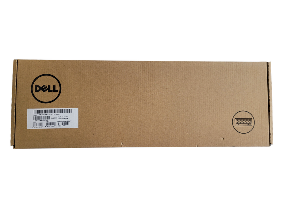 Dell KB216-BK-CAN-MU Wired USB Keyboard Black Canadian Multilingua