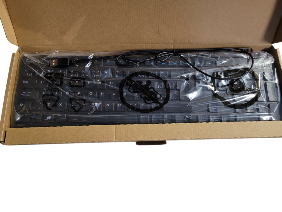 Dell KB216-BK-CAN-MU Wired USB Keyboard Black Canadian Multilingua