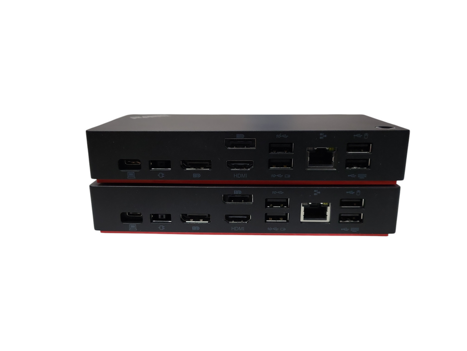 LOT 2x Lenovo ThinkPad Universal USB-C Dock LDA-KP