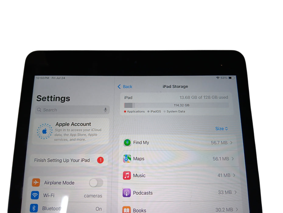 Apple iPad 7th Gen - 128GB - Space Gray [A2197]