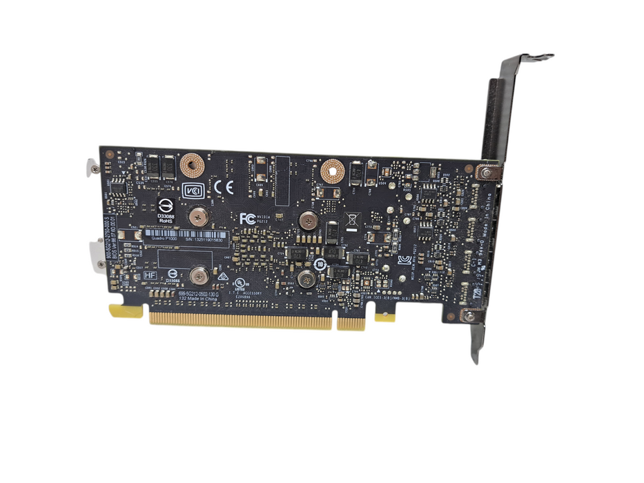 NVIDIA Quadro P1000 4GB GDDR5 Graphics Card Full Height | 4x Mini DP