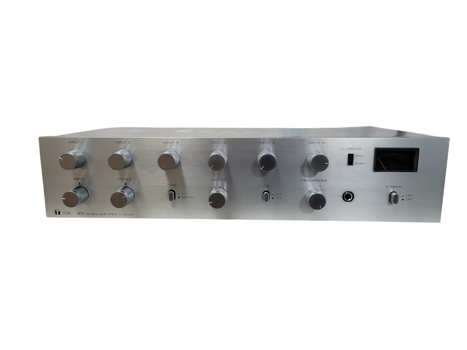 TOA 900 SERIES CHANNEL MODULAR MIXER AND AMPLIFIER MODEL M-900A AC 120V 60 HZ