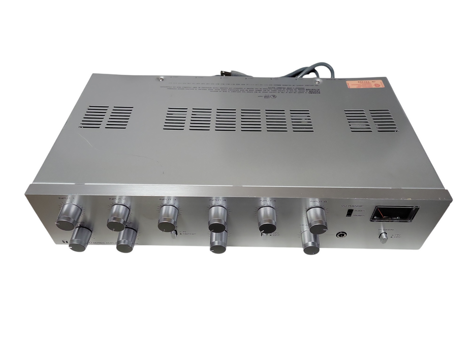 TOA 900 SERIES CHANNEL MODULAR MIXER AND AMPLIFIER MODEL M-900A AC 120V 60 HZ