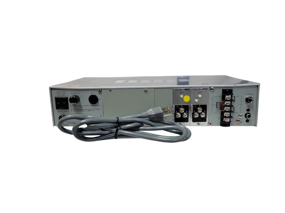 TOA 900 SERIES CHANNEL MODULAR MIXER AND AMPLIFIER MODEL M-900A AC 120V 60 HZ