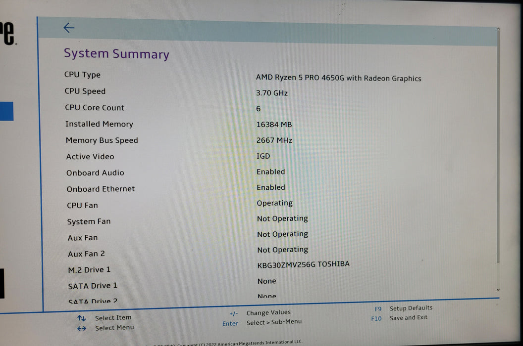 Lenovo ThinkCentre M75s Gen2 | Ryzen 5 PRO 4650G @3.70GHz 16GB DDR4 256GB NVMe