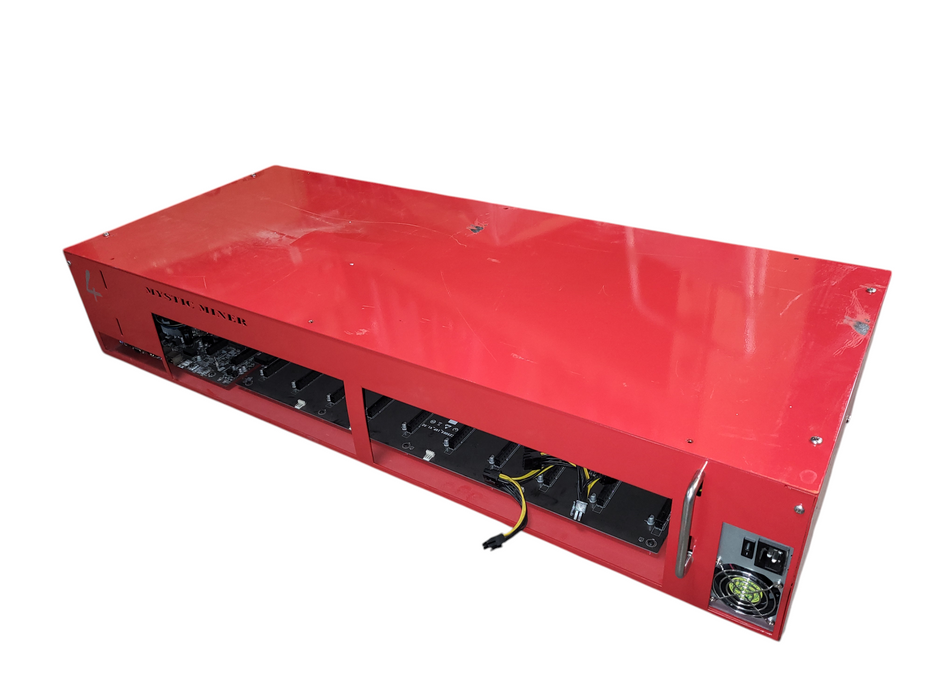 Mystic Miner 10x GPU Mining 3300W PSU Rig READ