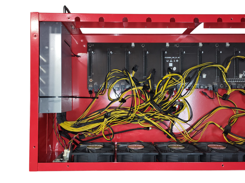 Mystic Miner 10x GPU Mining 3300W PSU Rig READ