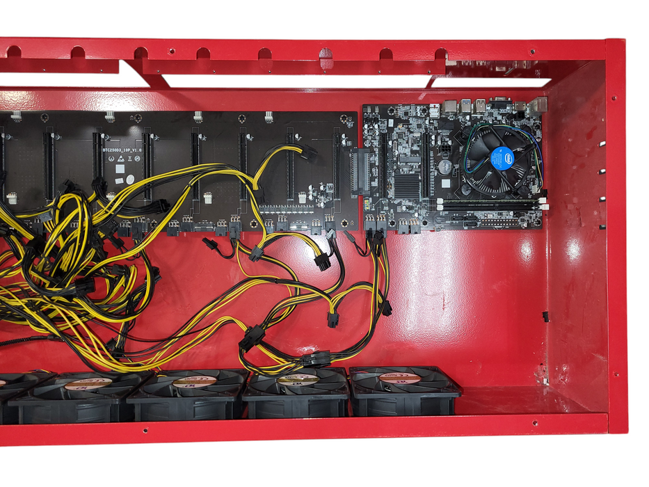 Mystic Miner 10x GPU Mining 3300W PSU Rig READ