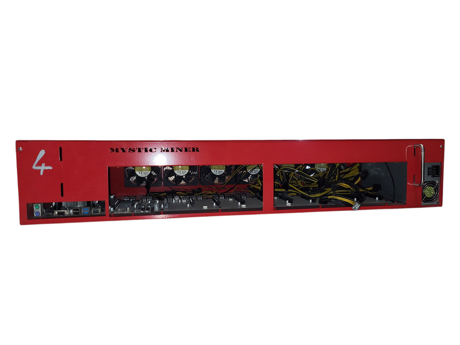 Mystic Miner 10x GPU Mining 3300W PSU Rig READ