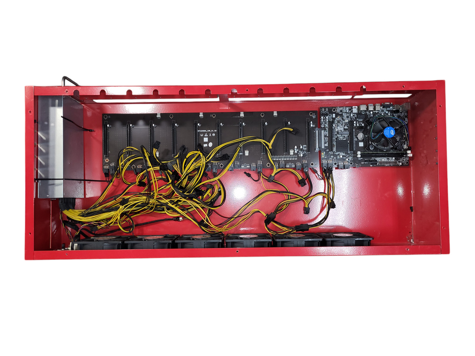 Mystic Miner 10x GPU Mining 3300W PSU Rig READ