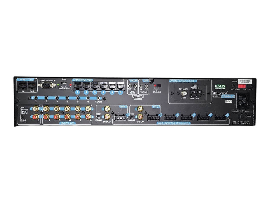 Russound CAM6.6 Multi-Zone Audio Controller Amplifier