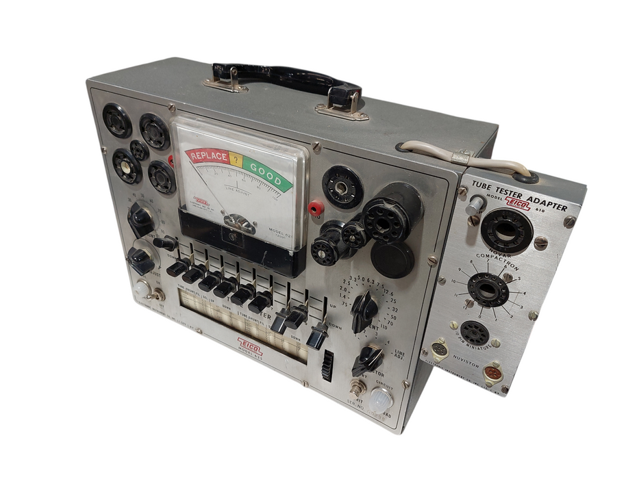 EICO Tube Tester Model: 625 With Tube Tester Model: 610 Attached to it