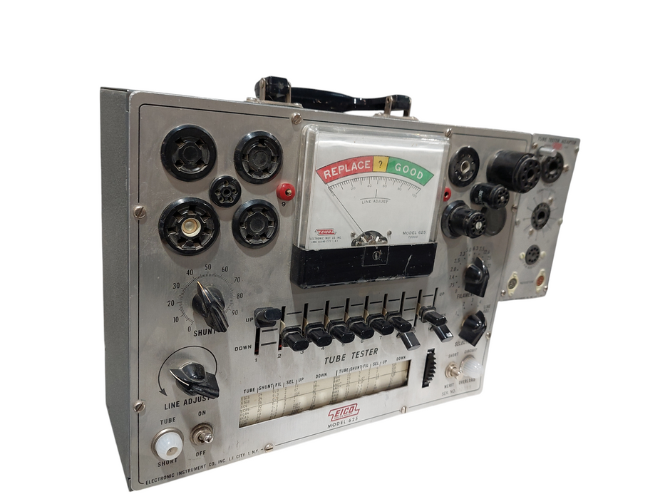 EICO Tube Tester Model: 625 With Tube Tester Model: 610 Attached to it